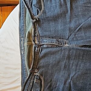 Old navy blue jeans